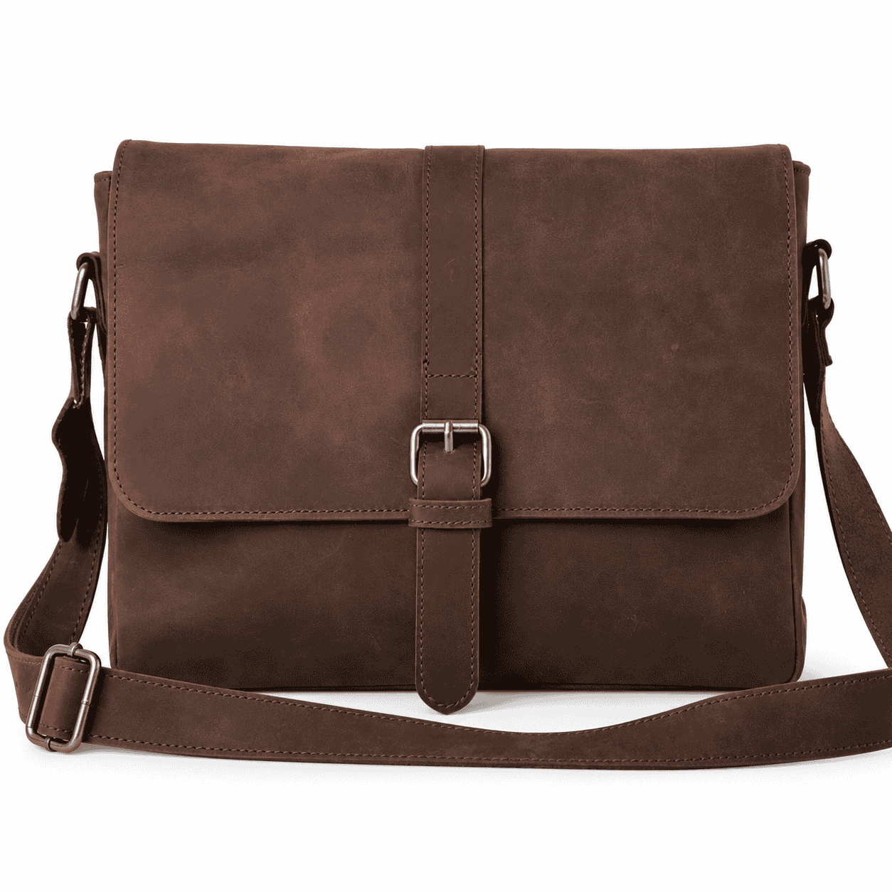 Gearaz Legacy Tas Selempang Kulit Premium – Vintage Messenger Bag - Gambar 3
