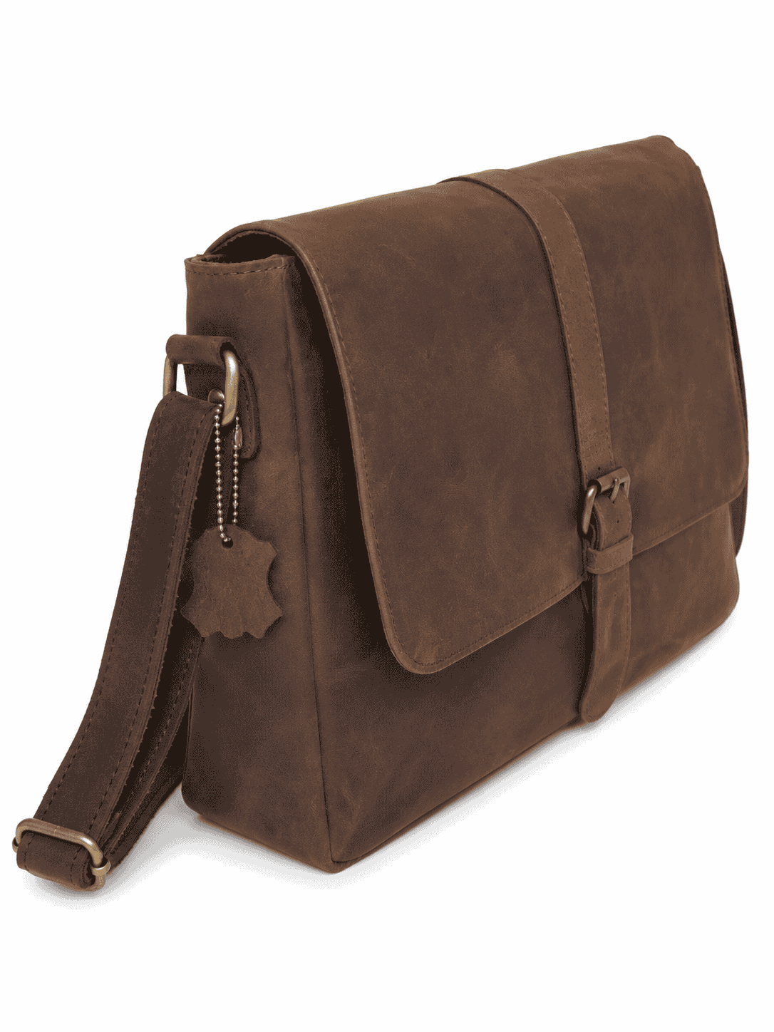 Gearaz Legacy Tas Selempang Kulit Premium – Vintage Messenger Bag - Gambar 4