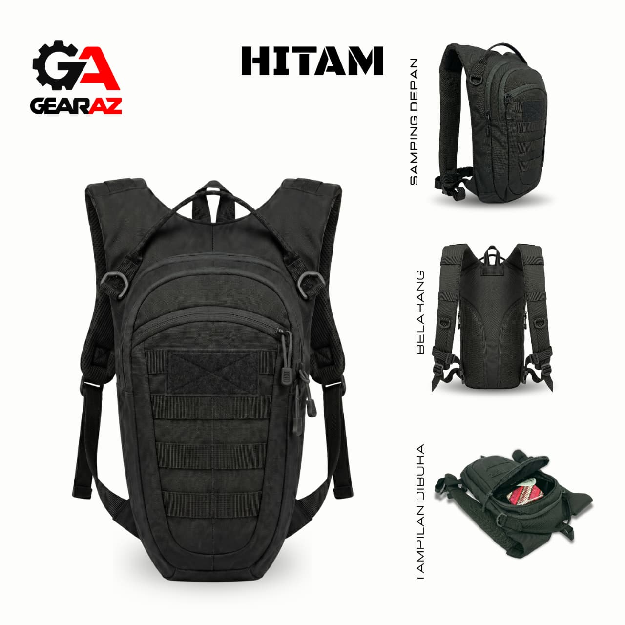 GearAz Mini Army Bag 3l - Gambar 2